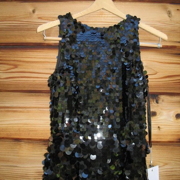 Mac Duggal 5959 Sleeveless Disc Sequin Gown Dress - Picture 8 of 13